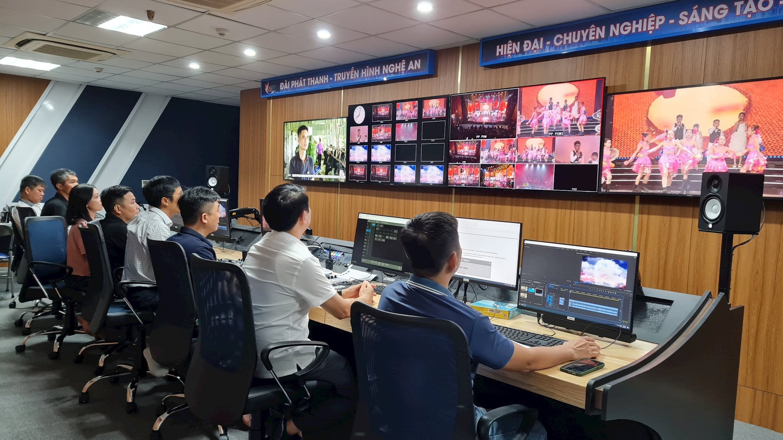 Hệ thống phát sóng, phòng kỹ thuật số của Báo và PT-TH Nghệ An – nền tảng cho sản xuất hội tụ, đa nền tảng.