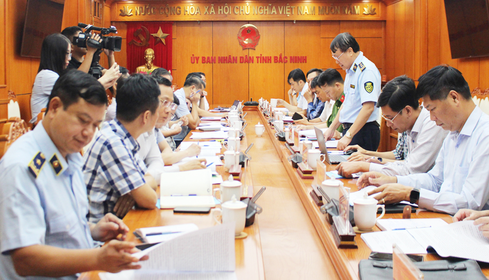 Quang cảnh buổi làm việc.