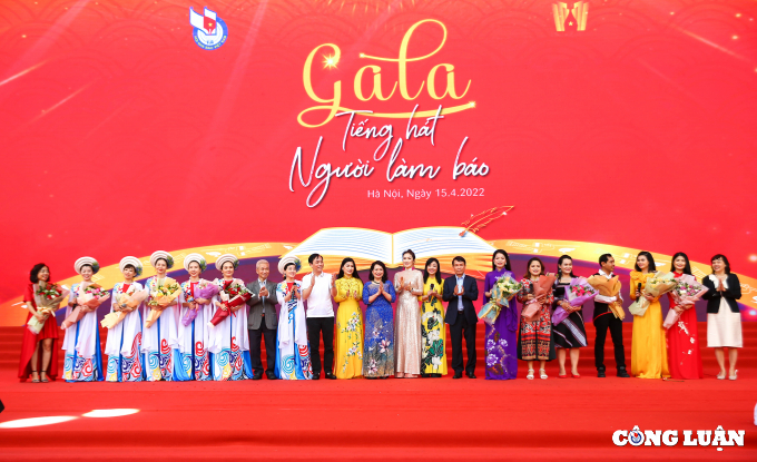 Chương trình “Gala Tiếng hát Người làm báo” năm 2022. Ảnh minh họa