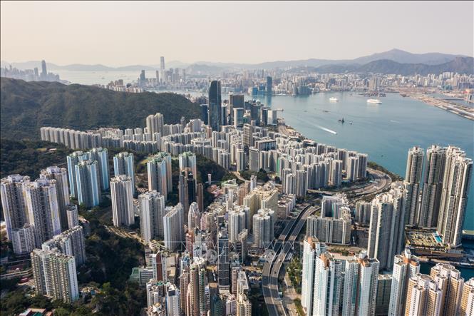 Toàn cảnh Hong Kong, Trung Quốc, ngày 17/2/2020. Ảnh: AFP/ TTXVN