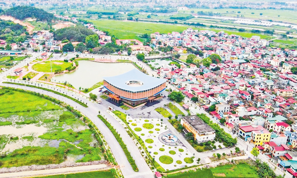 Một góc đô thị phường Kinh Bắc.