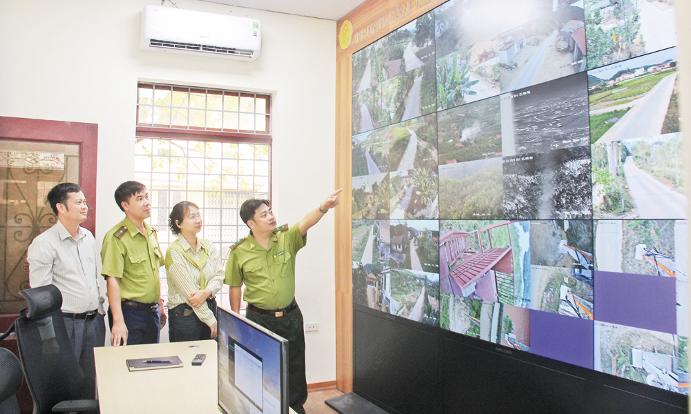 Các diễn biến về rừng được truyền về Trung tâm giám sát, điều hành quản lý, bảo vệ rừng đặt tại Chi cục Kiểm lâm, đồng thời gửi thông tin về điện thoại của cán bộ phụ trách địa bàn.