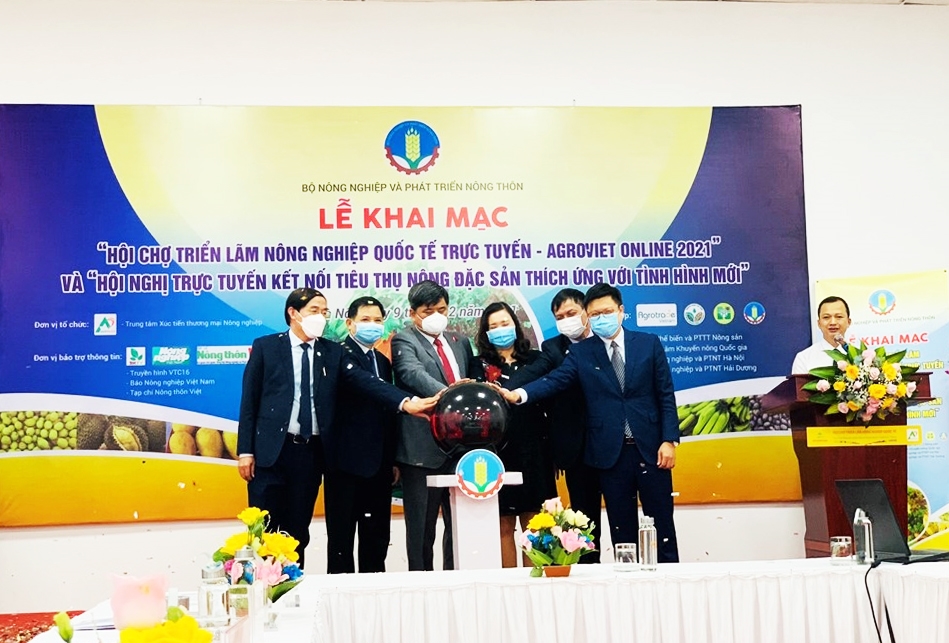 Khai mạc Hội chợ triển lãm Nông nghiệp Quốc tế trực tuyến 2021