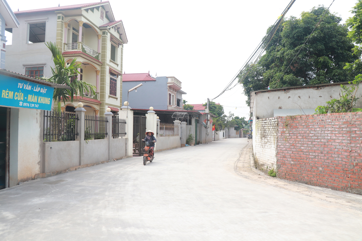 Hạ tầng kinh tế ở xã Ngọc thiện đang ngày càng đổi mới.