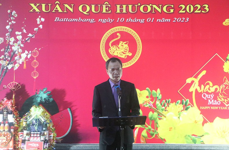 Tổng Lãnh sự Nguyễn Thành Văn phát biểu tại liên hoan. (Ảnh: Nguyễn Hiệp)