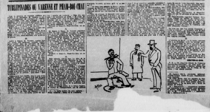 Bài 'Những trò lố hay là Varen và Phan Bội Châu', đăng trên số 36-37, tháng 9-10.1925. Nguồn: Thư viện Quốc gia Pháp

Lãnh tụ Nguyễn Ái Quốc - linh hồn của Le Paria
Trung tâm lưu trữ hải ngoại (Pháp) tặng báo Le Paria số 1 cho Bảo tàng Báo chí Việt Nam