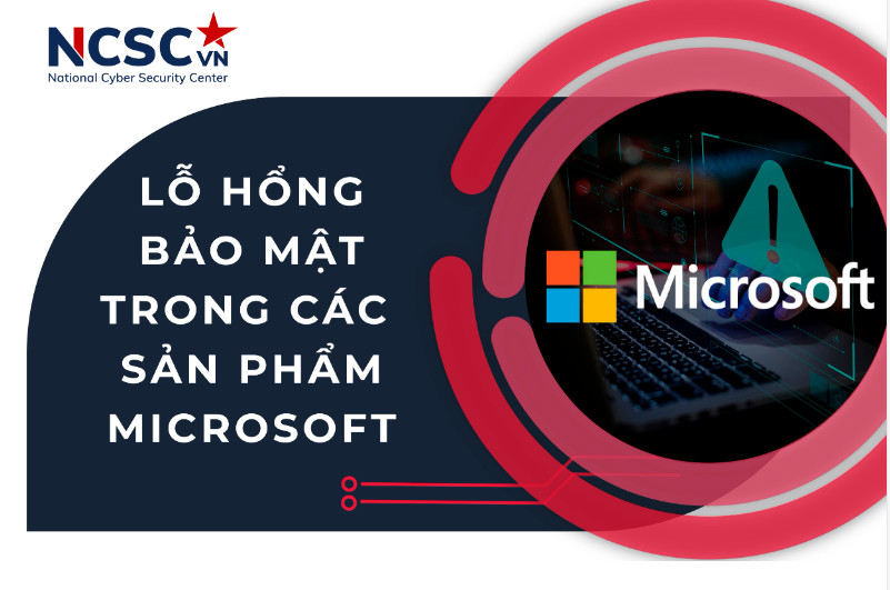 Cục An toàn thông tin cảnh báo các lỗ hổng nghiêm trọng trên Microsoft. Ảnh: NCSC