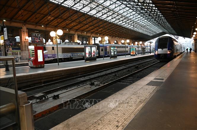 Nhà ga Gare du Nord ở Paris, Pháp. Ảnh tư liệu: AFP/TTXVN