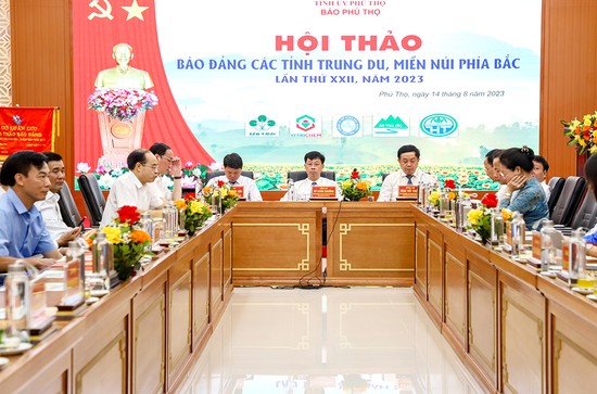 Hội thảo báo Đảng các tỉnh Trung du, miền núi phía Bắc lần thứ XXII năm 2023.