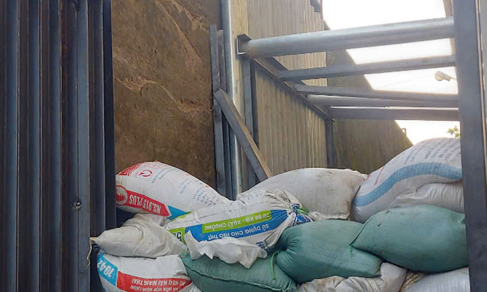 Vị trí xuất hiện vết nứt bể xả của Trạm bơm Cống Bún đã được khắc phục.