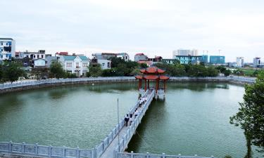 Một góc trung tâm văn hóa, thể thao tổ dân phố Ninh Khánh, phường Nếnh (thị xã Việt Yên).