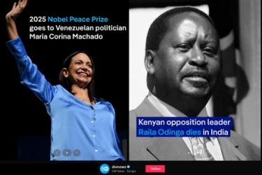 Ảnh chụp màn hình của DW News trên TikTok.