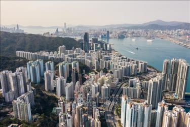 Toàn cảnh Hong Kong, Trung Quốc, ngày 17/2/2020. Ảnh: AFP/ TTXVN