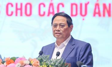 Thủ tướng Chính phủ Phạm Minh Chính phát biểu kết luận Hội nghị