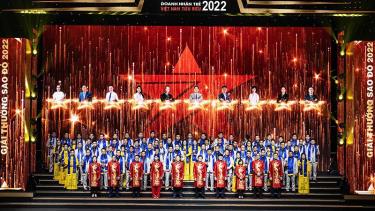 Các Sao Đỏ-Doanh nhân trẻ Việt Nam tiêu biểu năm 2022.