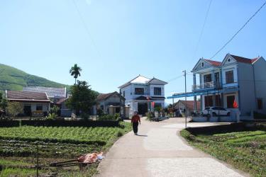 Nhờ đẩy mạnh xuất khẩu lao động, diện mạo nông thôn mới ở Dương Hưu ngày càng khang trang.