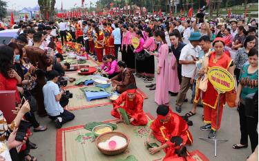 Do tình hình dịch Covid-19, Giỗ tổ Hùng Vương - Lễ hội Đền Hùng năm nay chỉ tổ chức phần lễ. (Ảnh minh họa)