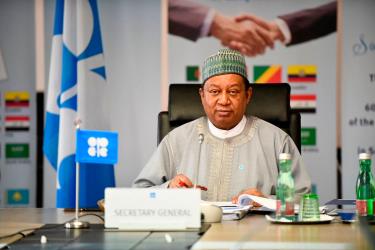 Ông Mohammad Barkindo, Tổng Thư ký Tổ chức các nước xuất khẩu dầu mỏ (OPEC). Ảnh: Reuters