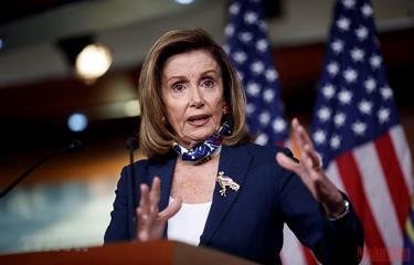 Chủ tịch Hạ viện Mỹ Nancy Pelosi. (Ảnh: THX/TTXVN)