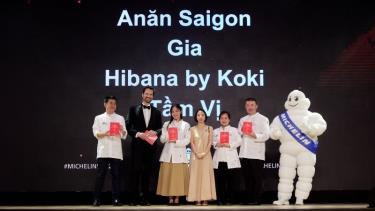 Đại diện của 4 nhà hàng được nhận 1 sao Michelin danh giá.