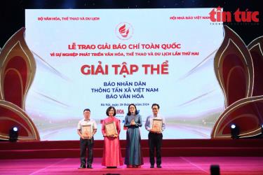 Ba đơn vị được nhận giải Tập thể.