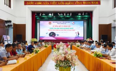 Toàn cảnh buổi lễ. Ảnh: Thanh Lê
